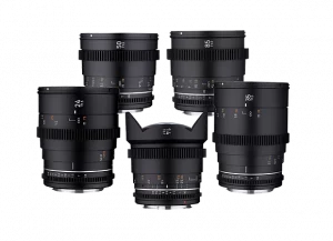 Série de 5 objectifs Samyang VDSLR MkII T1.5 à la location