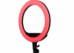 Ring Light Nanlite Halo 16C en mode RGB rouge en location