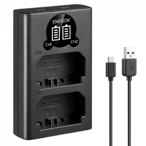 Chargeur Sony NP-FZ100 Double cable micro-USB prise en location