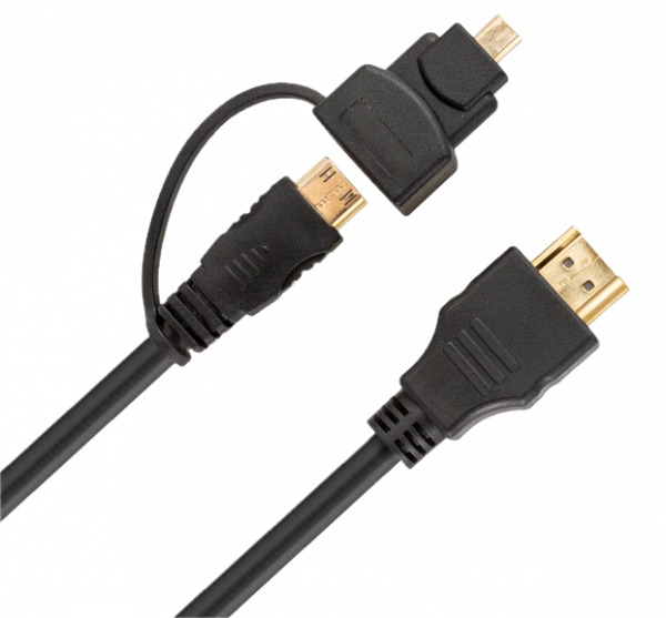 Câble Mini-HDMI Micro-HDMI / HDMI 1m en location