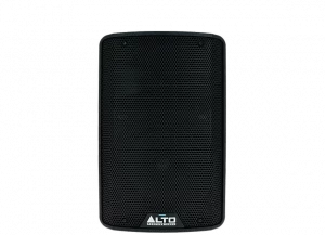 Enceinte XLR 350W Alto TX 308 noire vue de face en location