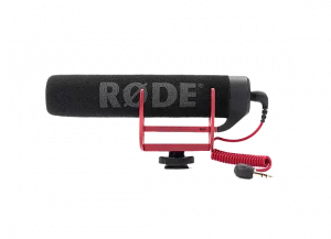 Rode videomic micro cardioide pour dslr de profil à la location chez Maximaloc