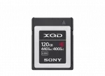 Carte mémoire Sony XQD de 120 Go avec des vitesses de lecture de 440 MB/s et d'écriture de 400 MB/s, série G, dotée d'une interface USB intégrée