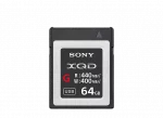 Carte mémoire Sony XQD de 64 Go avec des vitesses de lecture de 440 MB/s et d'écriture de 400 MB/s, série G, dotée d'une interface USB intégrée