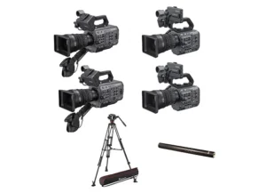 Ensemble de caméras Sony FX9 pour production audiovisuelle