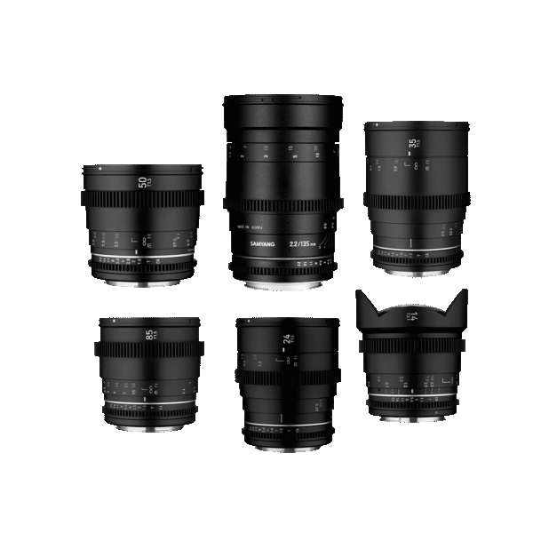 SÉRIE 6x SAMYANG CINE MK II EF